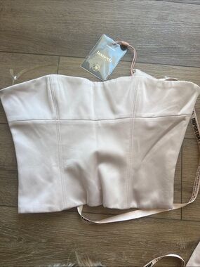 House of CB Satin Corset Blush Pink